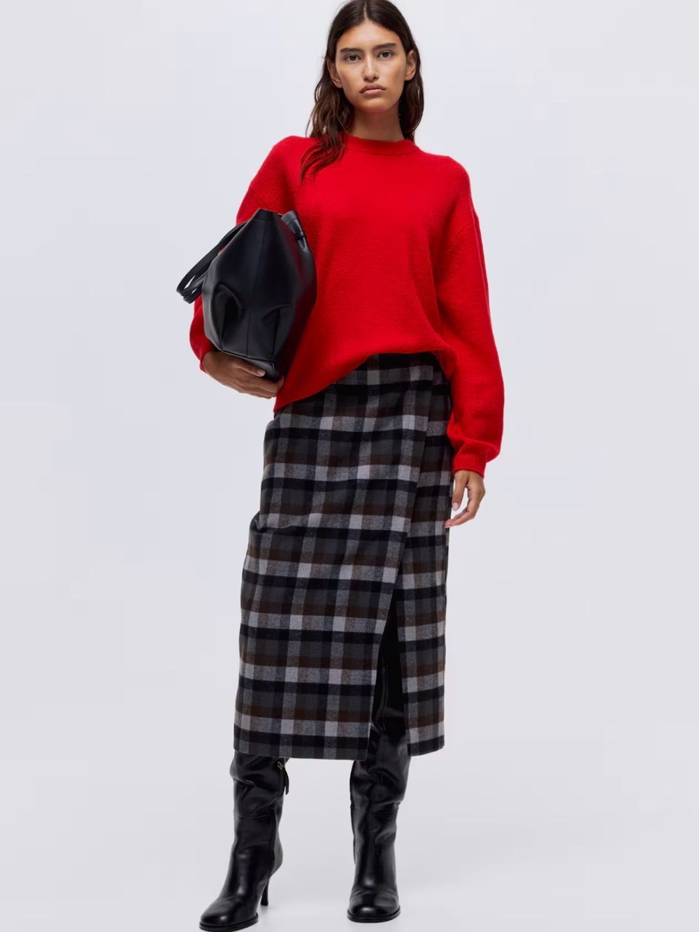 H&M Red Knit Sweater